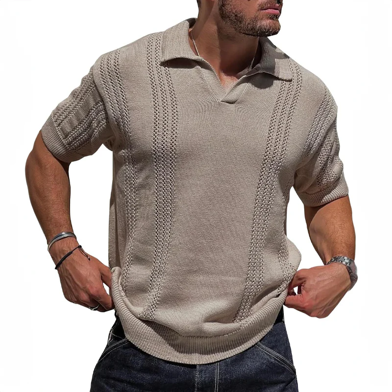 Clarence® | Airy Summer Polo Shirt Made Of Knit