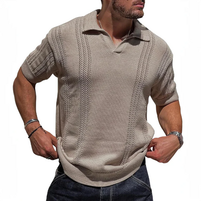 Clarence® | Airy Summer Polo Shirt Made Of Knit