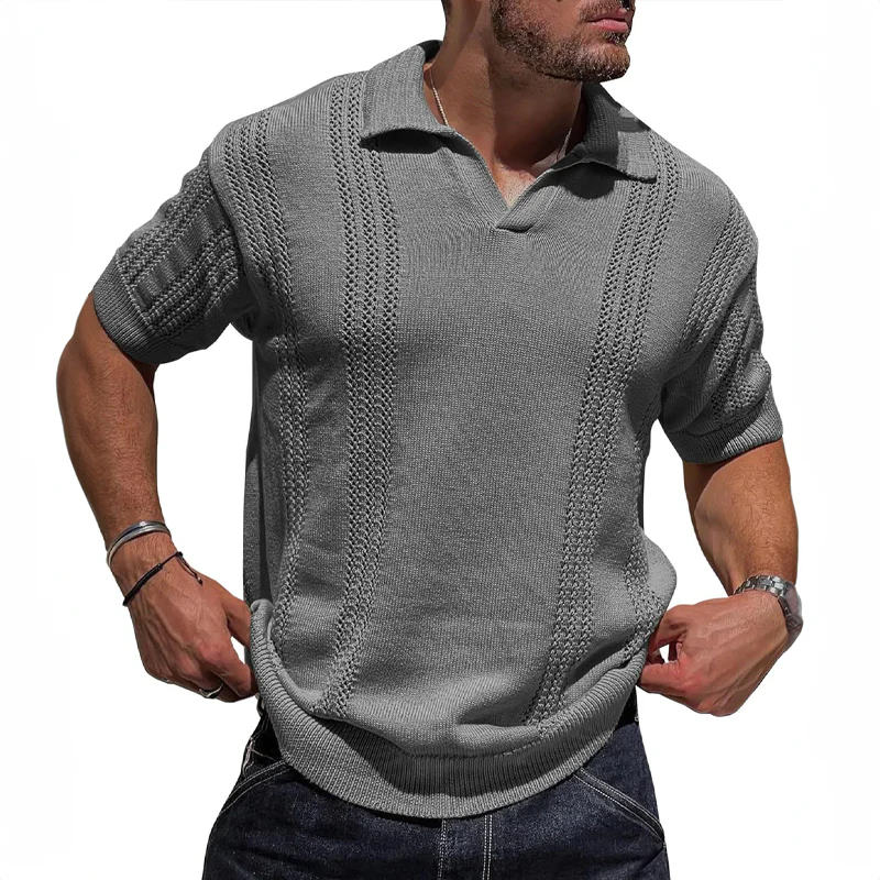 Clarence® | Airy Summer Polo Shirt Made Of Knit