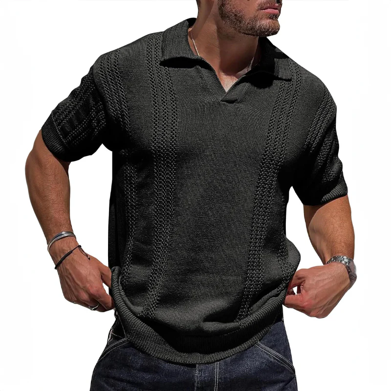 Clarence® | Airy Summer Polo Shirt Made Of Knit