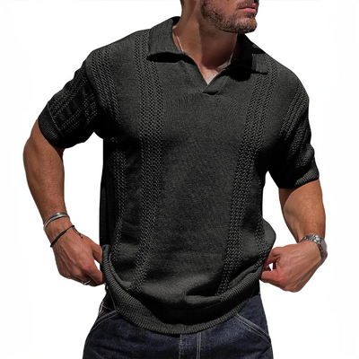 Clarence® | Airy Summer Polo Shirt Made Of Knit