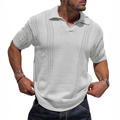 Clarence® | Airy Summer Polo Shirt Made Of Knit