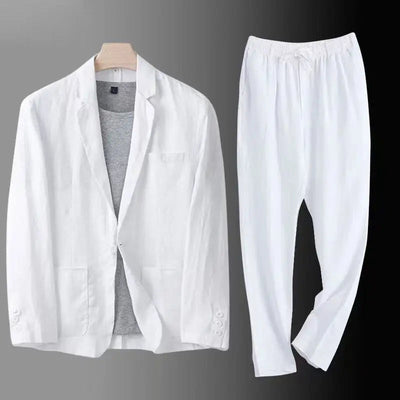 Dougal® | Luxe Linen Blazer & Trousers Set