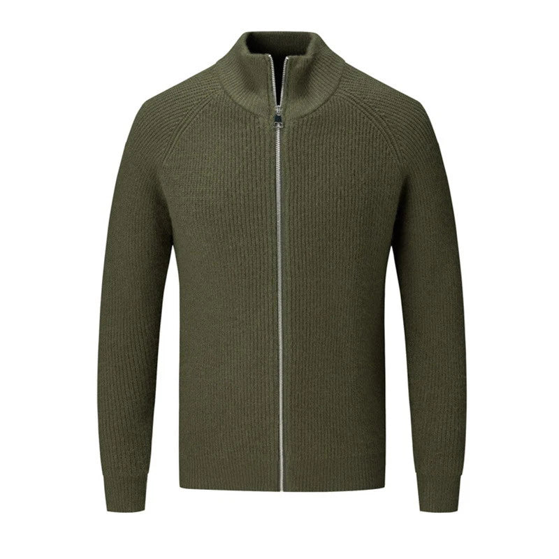 Ferris® | Luxurious Warm Zip-Up Wool Cardigan