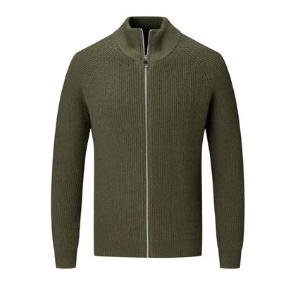 Ferris® | Luxurious Warm Zip-Up Wool Cardigan