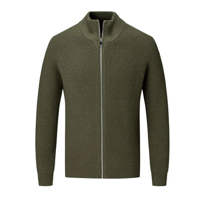 Ferris® | Luxurious Warm Zip-Up Wool Cardigan
