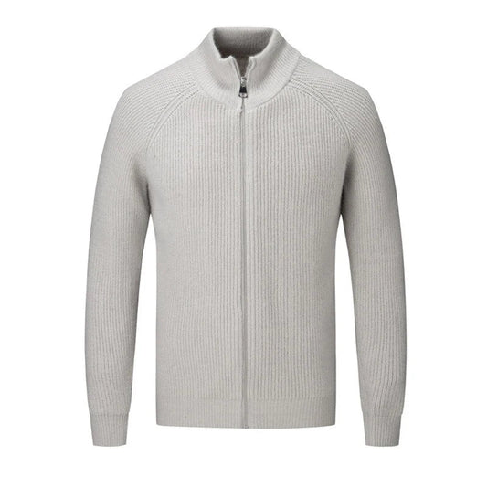 Ferris® | Luxurious Warm Zip-Up Wool Cardigan