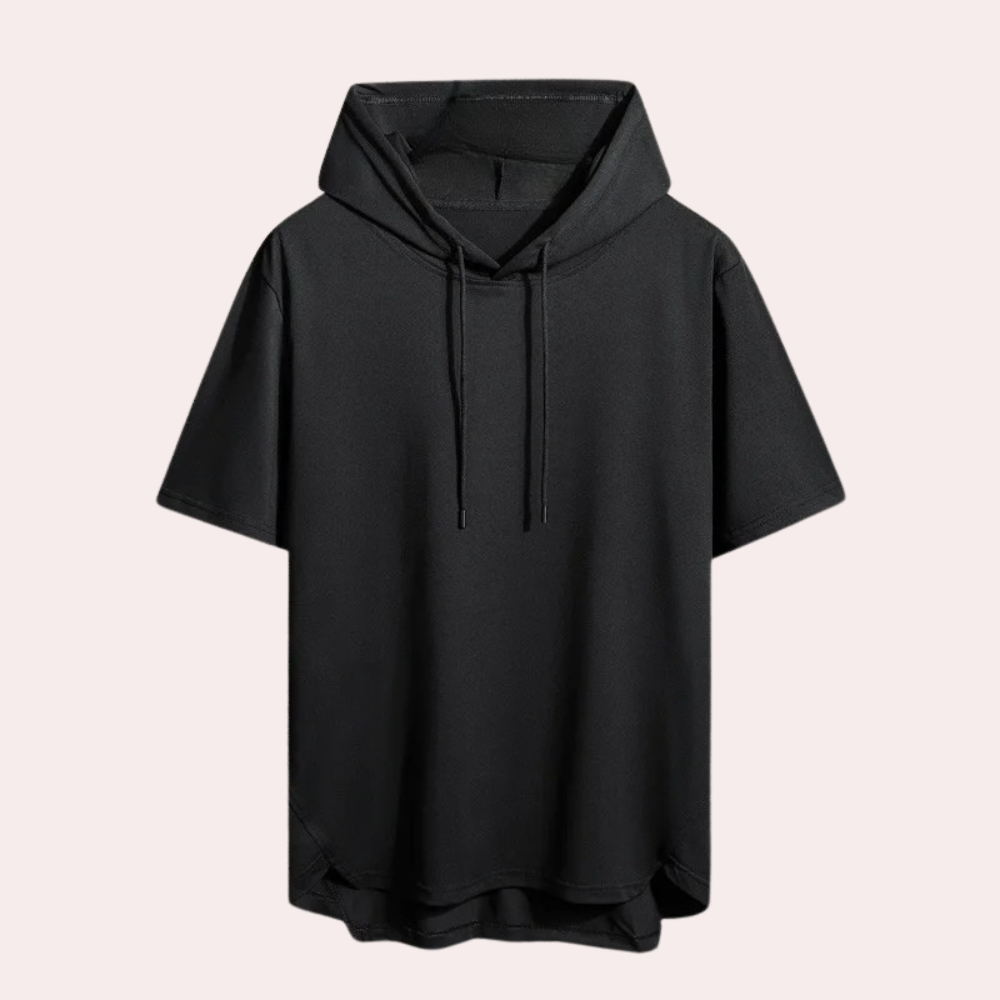 José® | Solid Color Hooded T-Shirt For Men