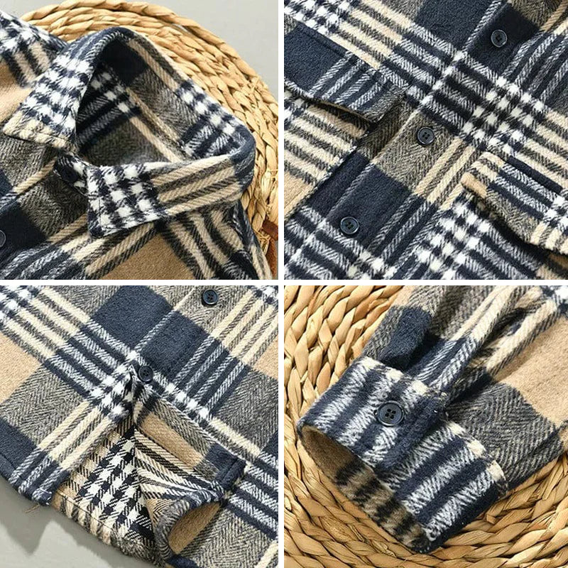 Cholmondeley® | Elegant Flannel Shirt For Men