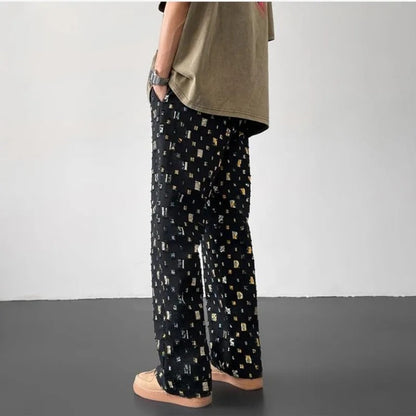 Zacchary® | Artistic Print Trousers
