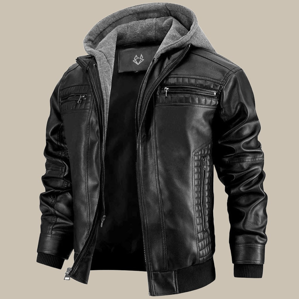 Amin | Premium winter jacket with hood and zipper