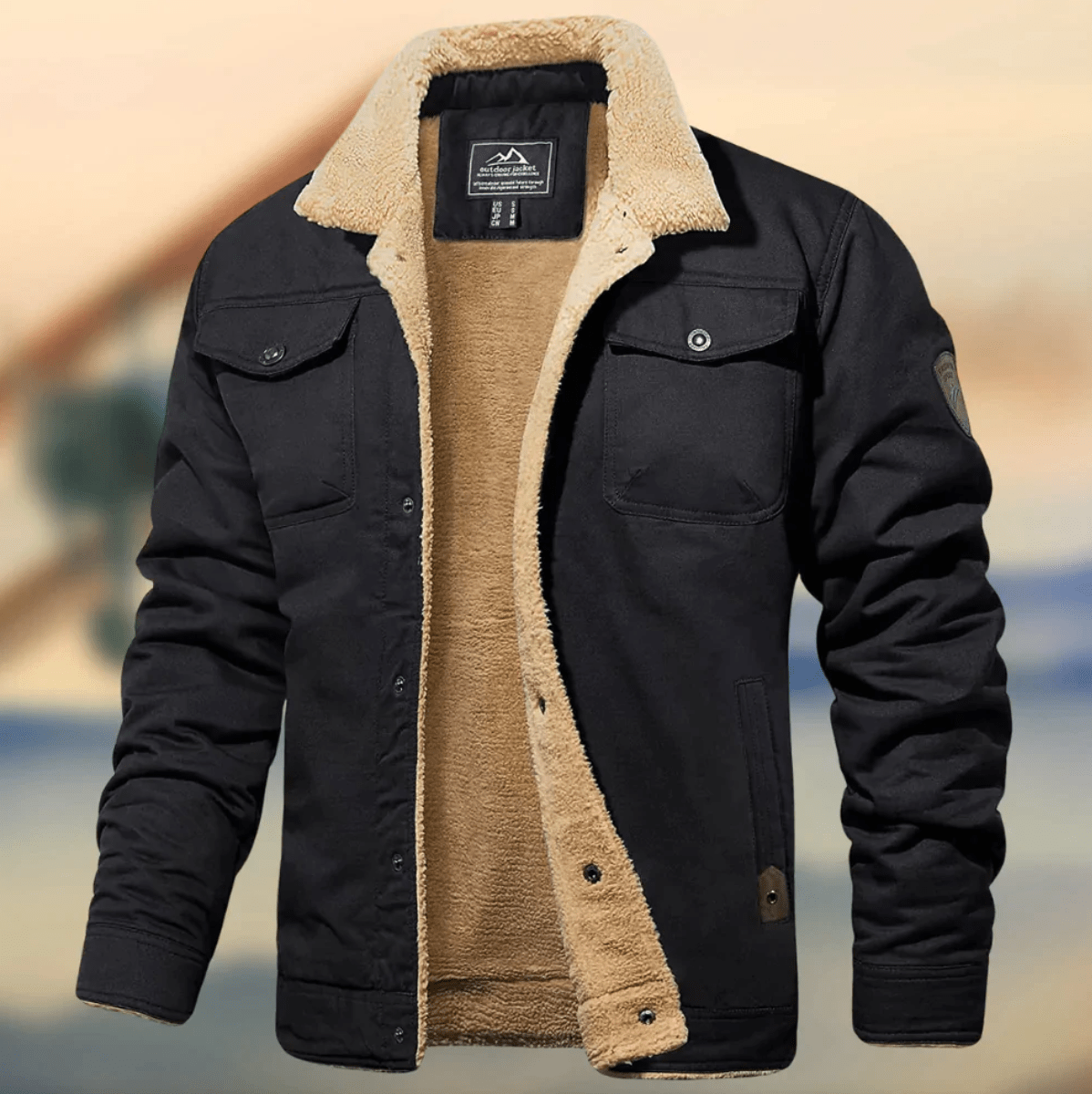 Quentin | Elegant and warm jacket with cozy comfort