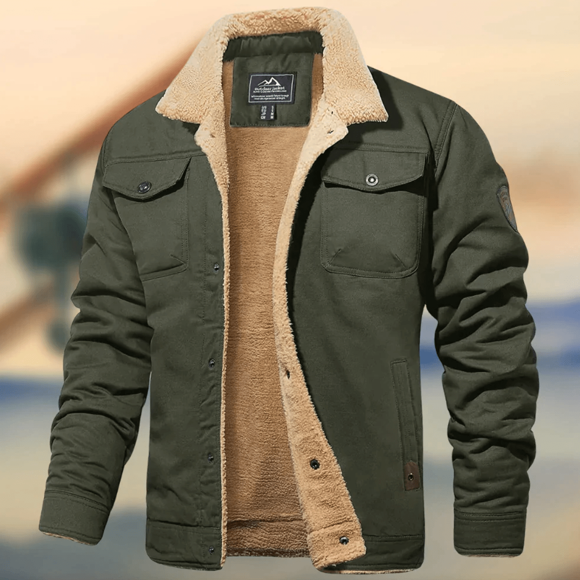 Quentin | Elegant and warm jacket with cozy comfort