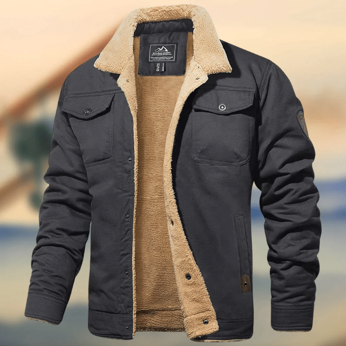 Quentin | Elegant and warm jacket with cozy comfort