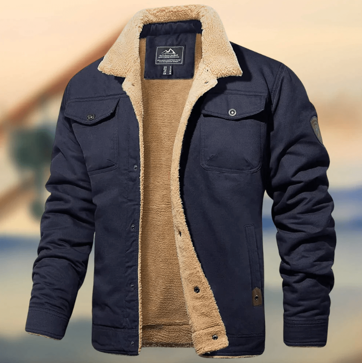 Quentin | Elegant and warm jacket with cozy comfort