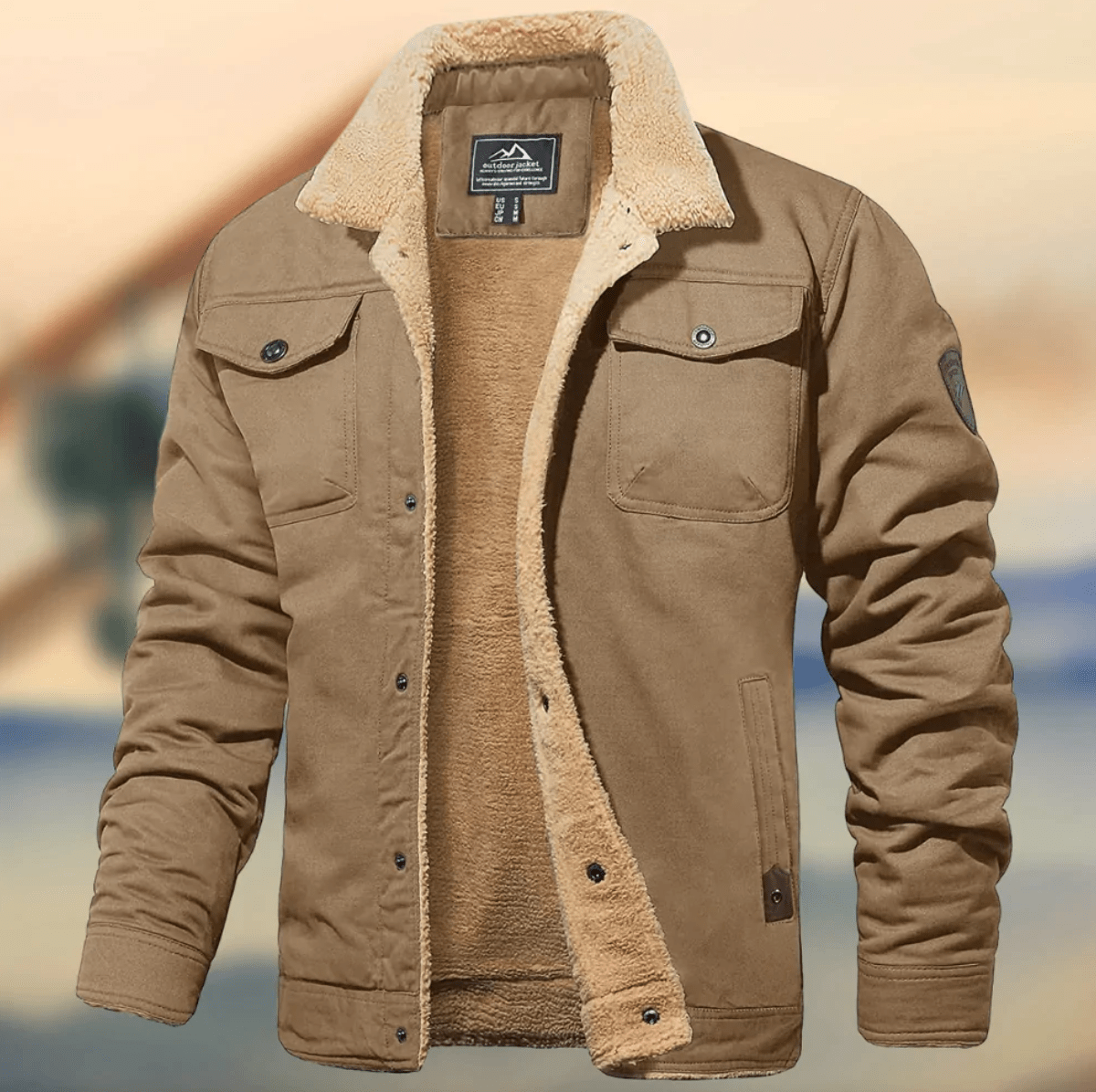 Quentin | Elegant and warm jacket with cozy comfort