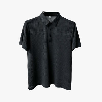 Tiburcio | Men's Waffle Knit Polo Shirt