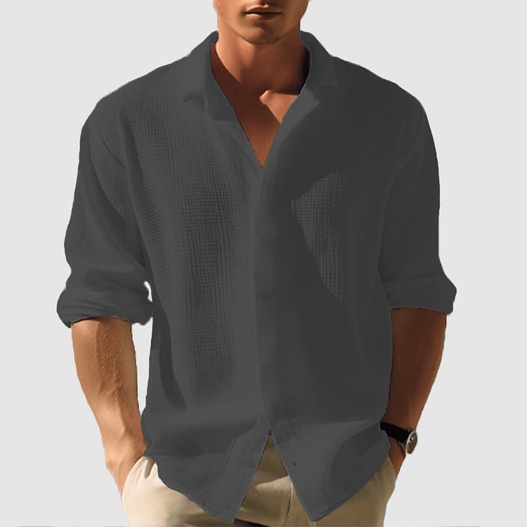 Cyril | Casual Long Sleeve Button-Down Shirt for Men