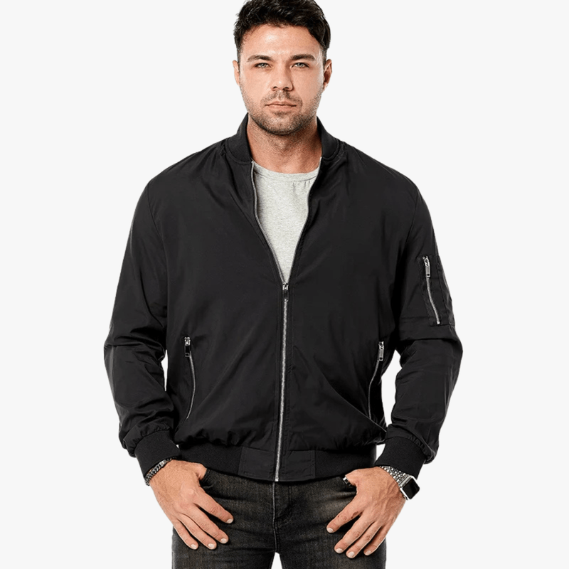 Gael | Lightweight Everyday Bomber Jacket for Men - Classic Fit - Spring and Summer