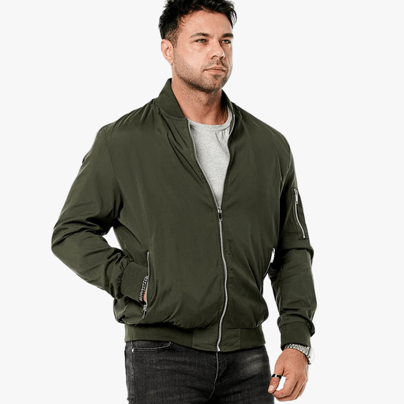 Gael | Lightweight Everyday Bomber Jacket for Men - Classic Fit - Spring and Summer