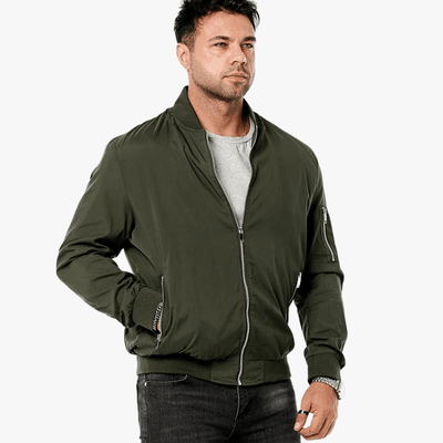 Gael | Lightweight Everyday Bomber Jacket for Men - Classic Fit - Spring and Summer