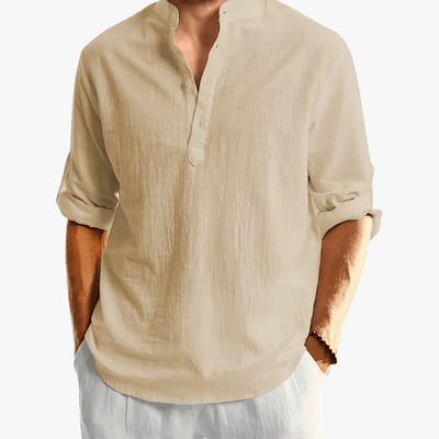 Joachim | Lightweight Linen Shirt for Men – Breathable Summer Beach Style