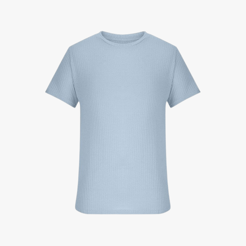 Máximo | Lightweight Waffle Knit T-Shirt for Men – Breathable Summer Style