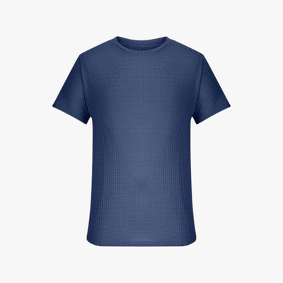 Máximo | Lightweight Waffle Knit T-Shirt for Men – Breathable Summer Style