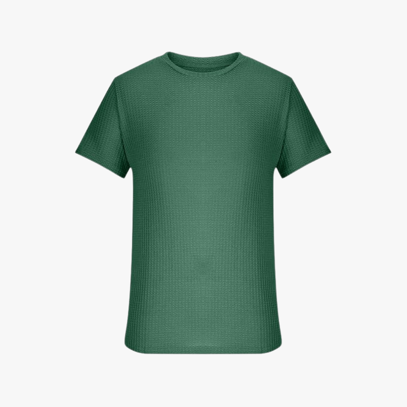 Máximo | Lightweight Waffle Knit T-Shirt for Men – Breathable Summer Style
