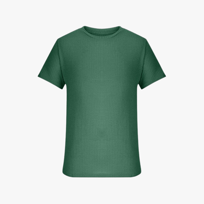 Máximo | Lightweight Waffle Knit T-Shirt for Men – Breathable Summer Style