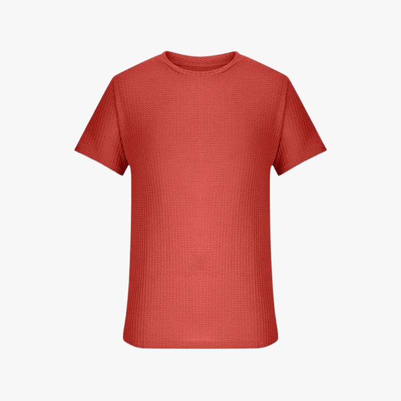 Máximo | Lightweight Waffle Knit T-Shirt for Men – Breathable Summer Style