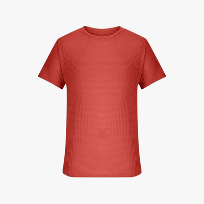 Máximo | Lightweight Waffle Knit T-Shirt for Men – Breathable Summer Style