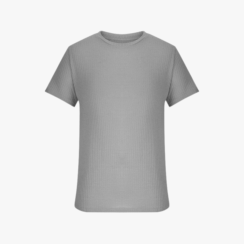 Máximo | Lightweight Waffle Knit T-Shirt for Men – Breathable Summer Style