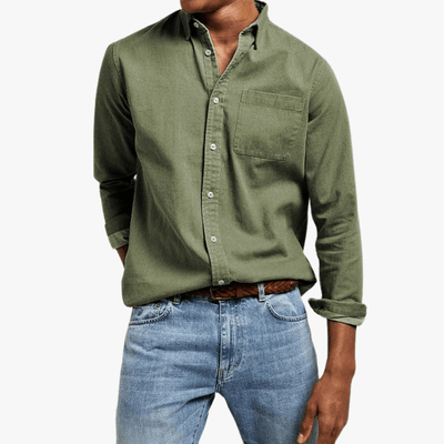 Merlín | Long Sleeve Cotton Shirt for Men
