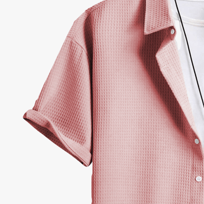 Malik | Men Waffle Short Sleeve Shirt
