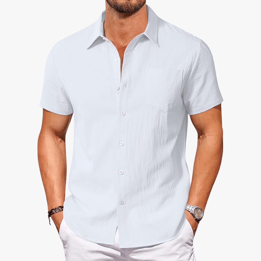 Darius | Men's Cotton Short Sleeve Shirt