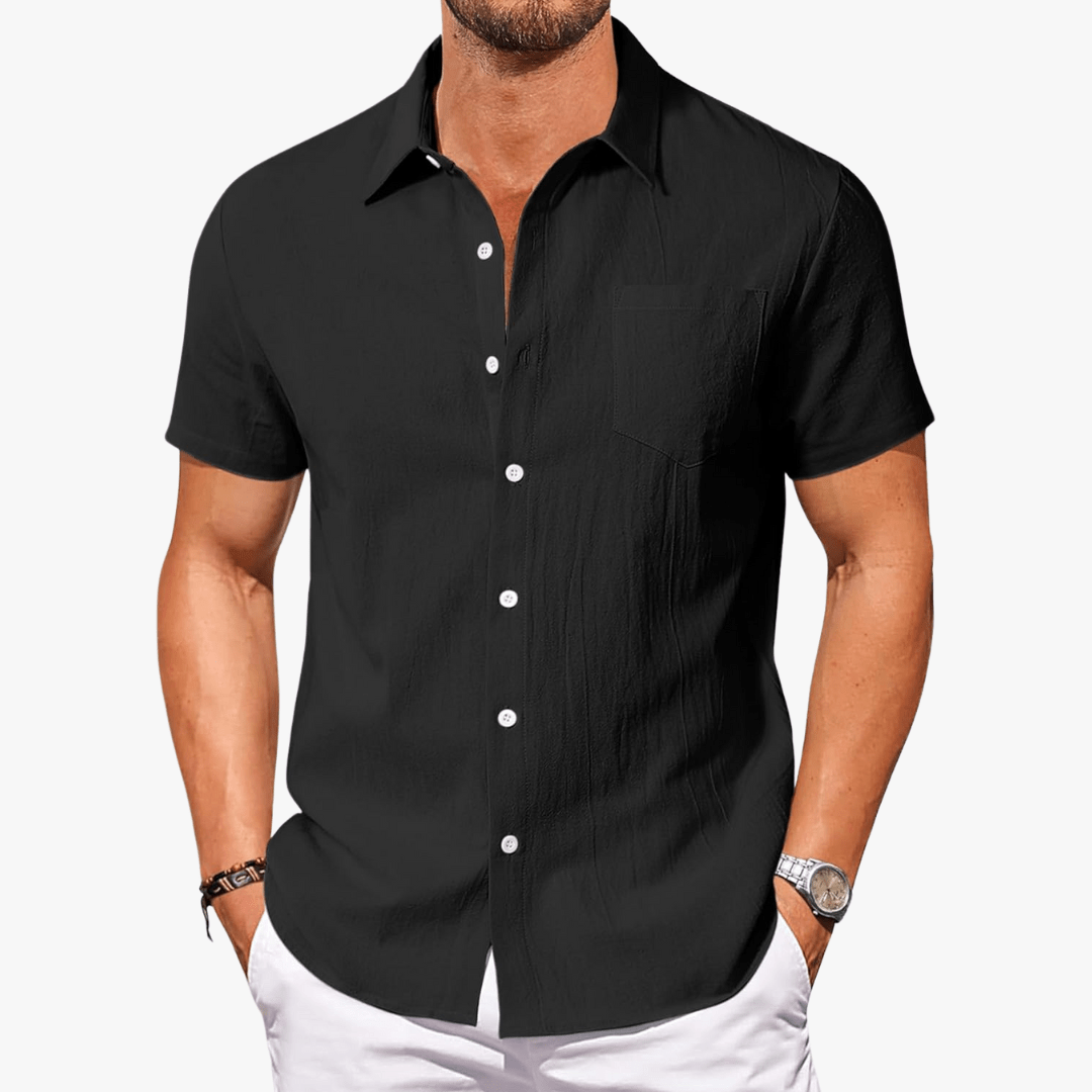 Darius | Men's Cotton Short Sleeve Shirt