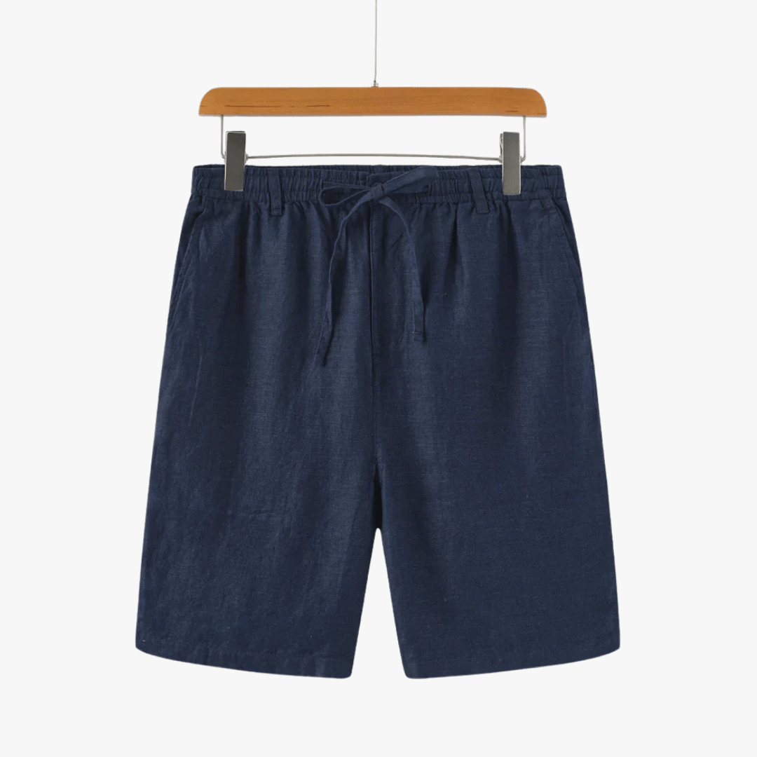 Dino | Men's Linen Shorts – Lightweight Drawstring Summer Shorts with Pockets