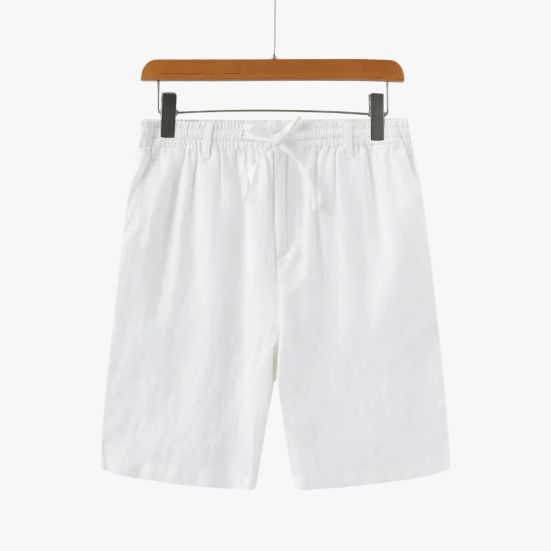 Dino | Men's Linen Shorts – Lightweight Drawstring Summer Shorts with Pockets