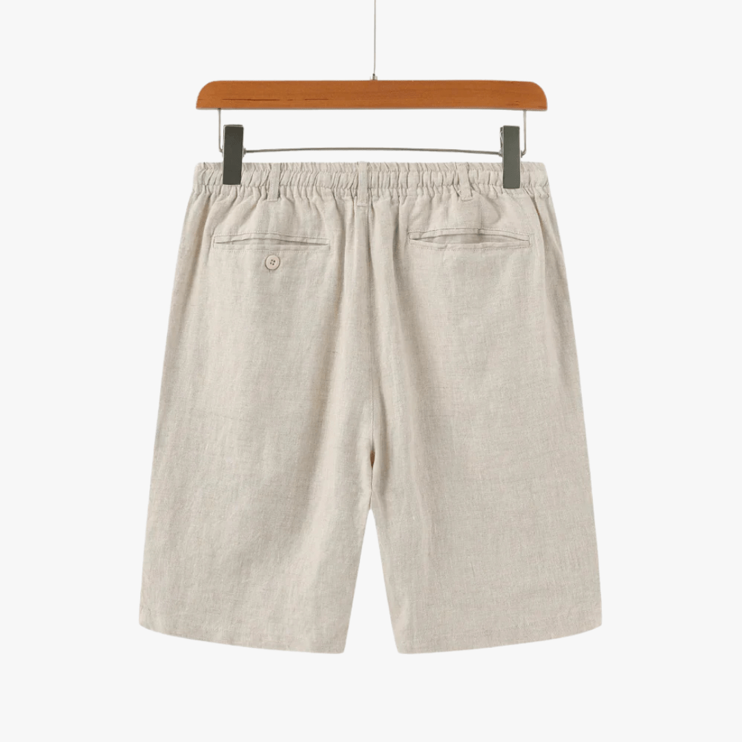 Dino | Men's Linen Shorts – Lightweight Drawstring Summer Shorts with Pockets