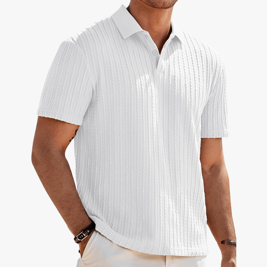 Silvio | Men's Vintage Knit Polo Shirt