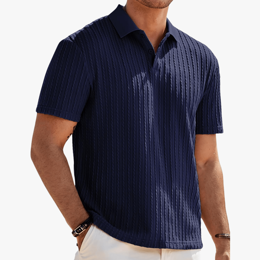 Silvio | Men's Vintage Knit Polo Shirt