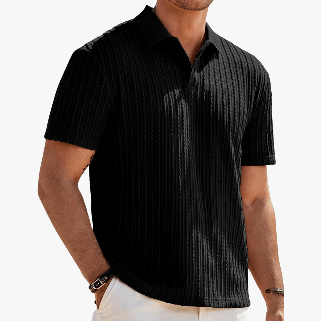 Silvio | Men's Vintage Knit Polo Shirt