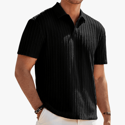 Silvio | Men's Vintage Knit Polo Shirt