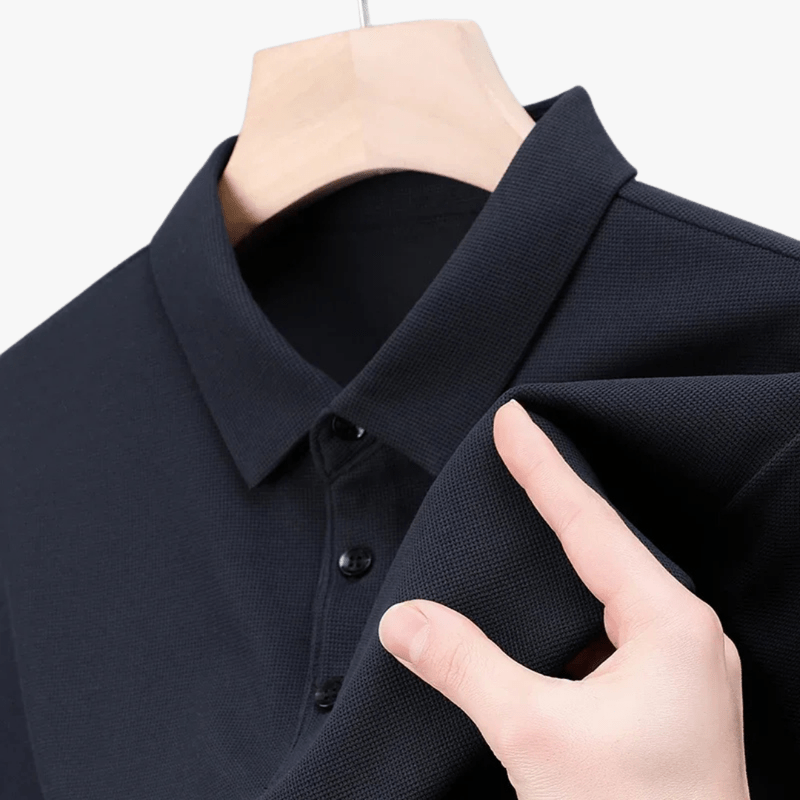 Aeneas | Men's Waffle Polo - Breathable 4-Season Comfort - Stylish & Comfortable Fit