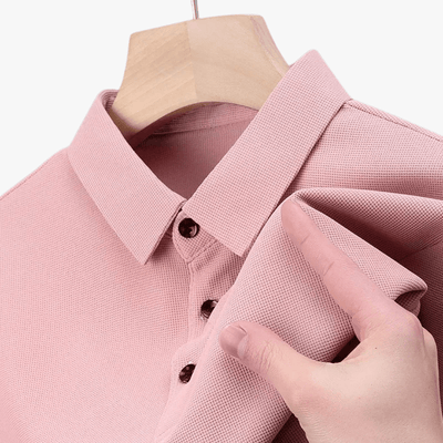 Aeneas | Men's Waffle Polo - Breathable 4-Season Comfort - Stylish & Comfortable Fit