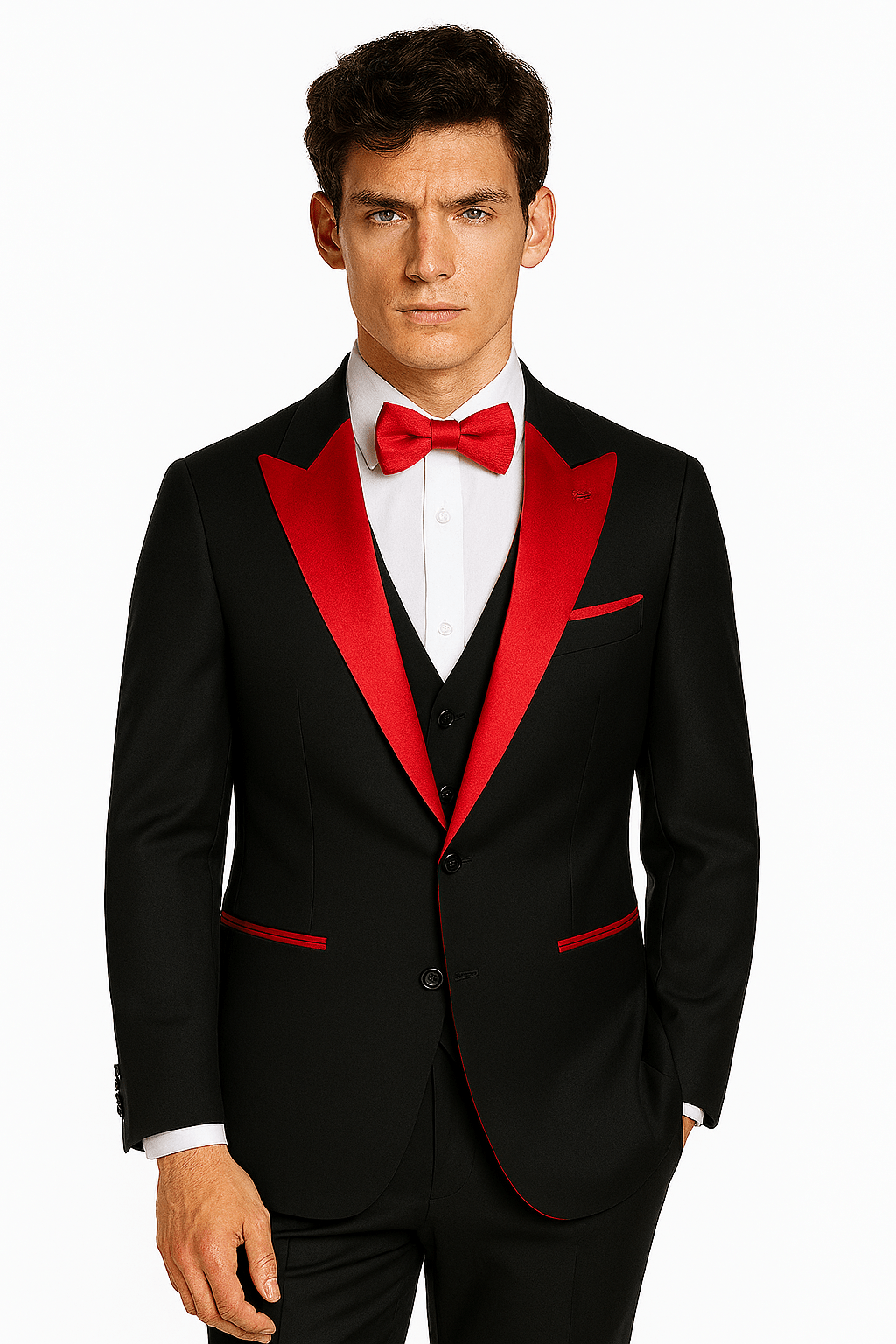 Jafar® | Mason Slim Fit 3-Piece Tuxedo Suit for Men