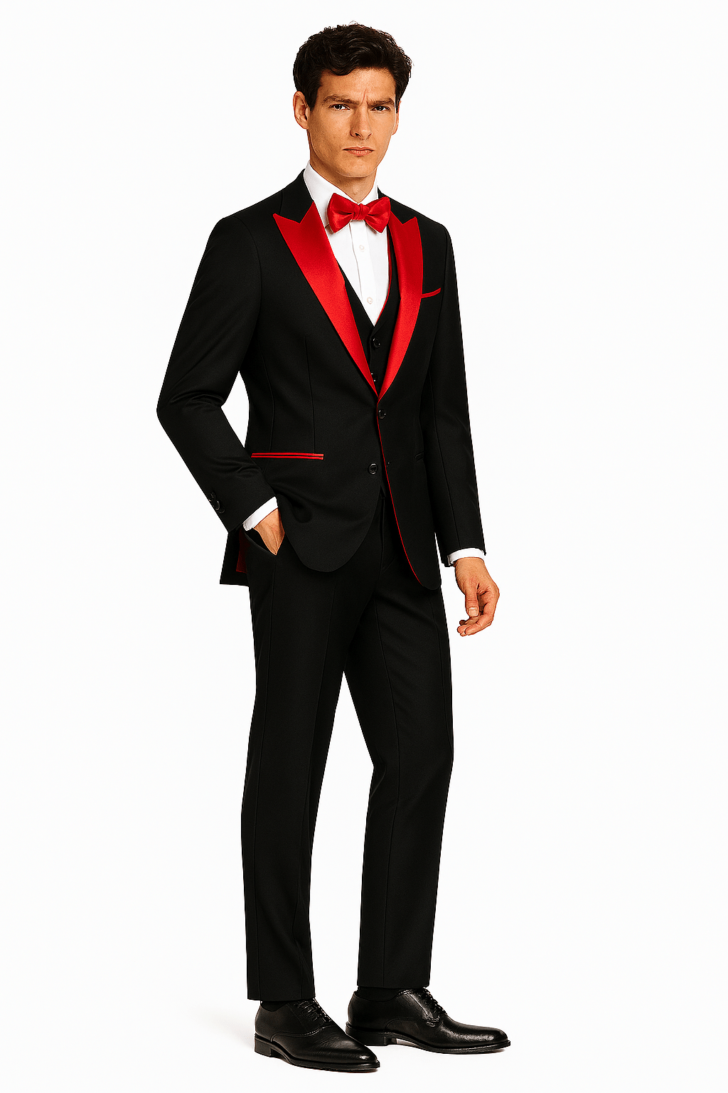 Hannibal | Mason Slim Fit 3-Piece Tuxedo Suit for Men