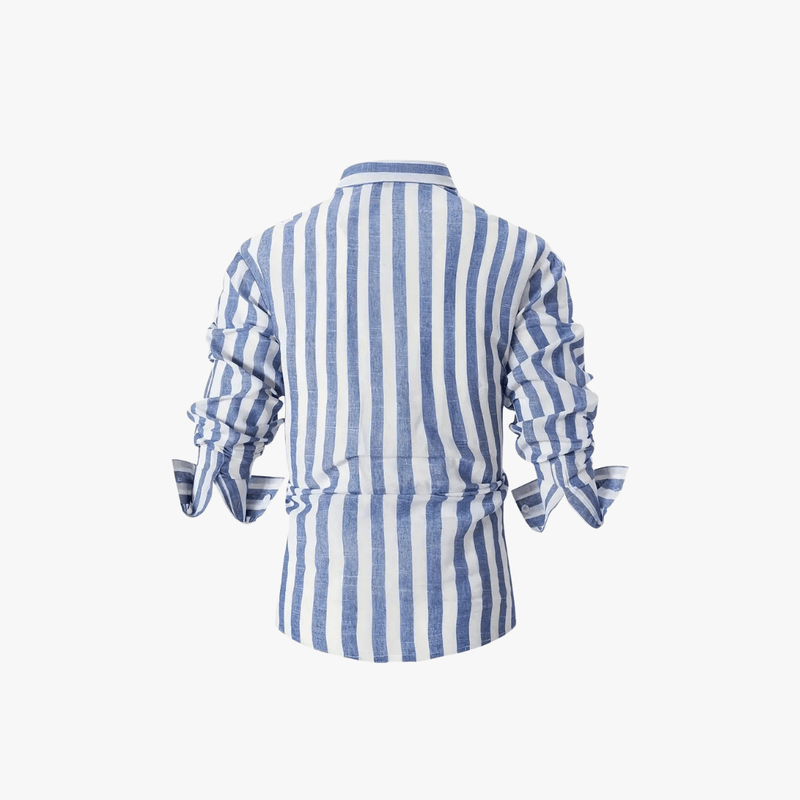 Janus | Smart Casual Summer Shirt – Old Money Preppy Stripe Design