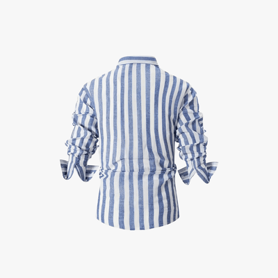 Janus | Smart Casual Summer Shirt – Old Money Preppy Stripe Design